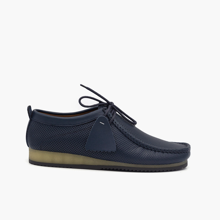 01 Wallaby Cuir P. Bleu