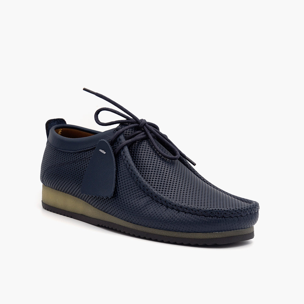 01 Wallaby Cuir P. Bleu