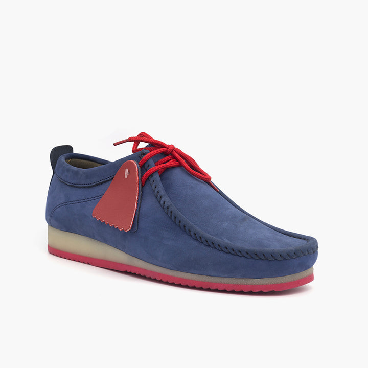 01 Wallaby Nubuck Bleu