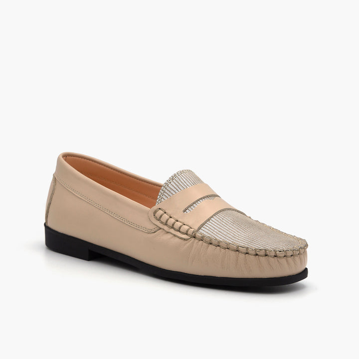 M012 Mocassin Cuir Désert