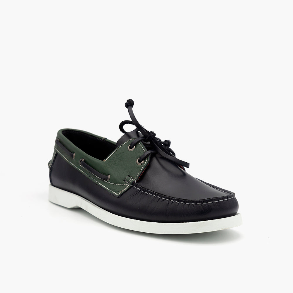 097 Boat Cuir Noir V