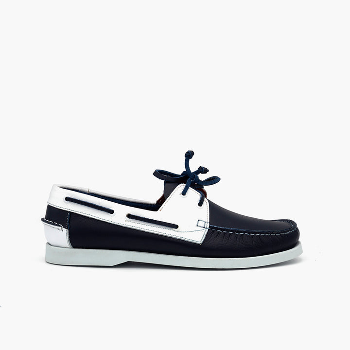 097 Boat Cuir Bleu B