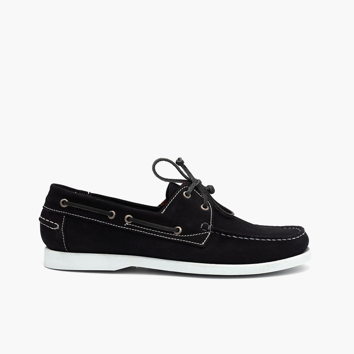 097 Boat Nubuck Noir