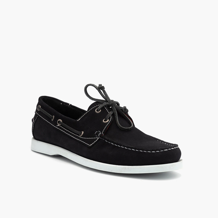 097 Boat Nubuck Noir