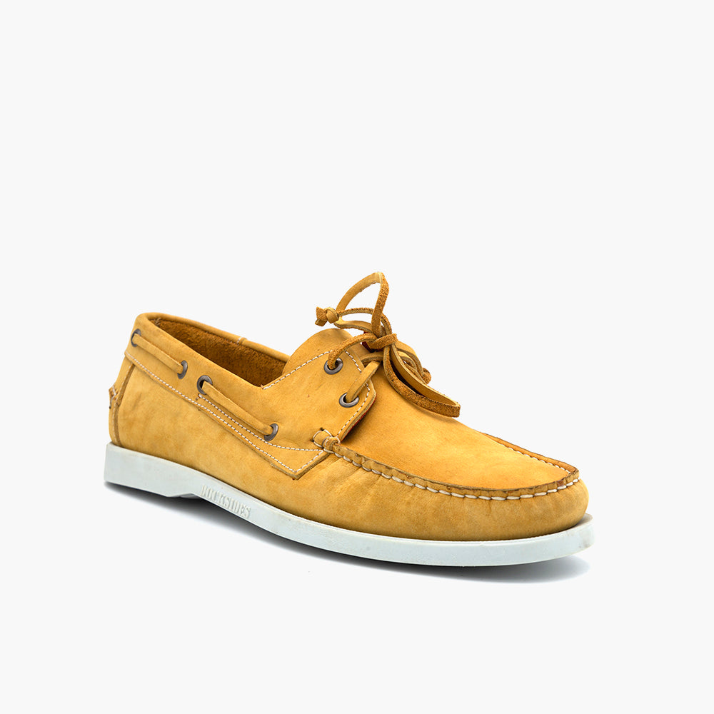 097 Boat Nubuck Jaune