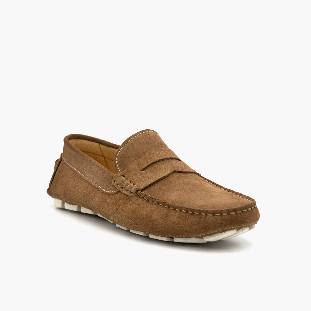 104 Mocassin Daim Sable