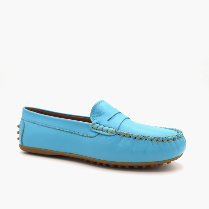 M03 Mocassin Bleu clair