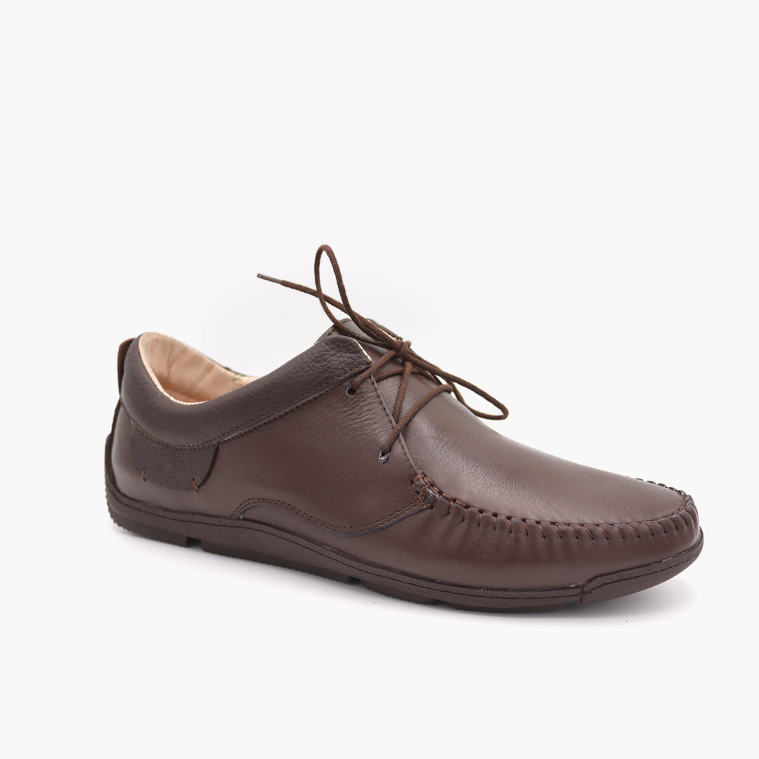 059 Mocassin Cuir Marron