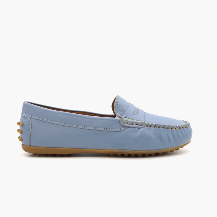 M03 Mocassin Bleu Pastel