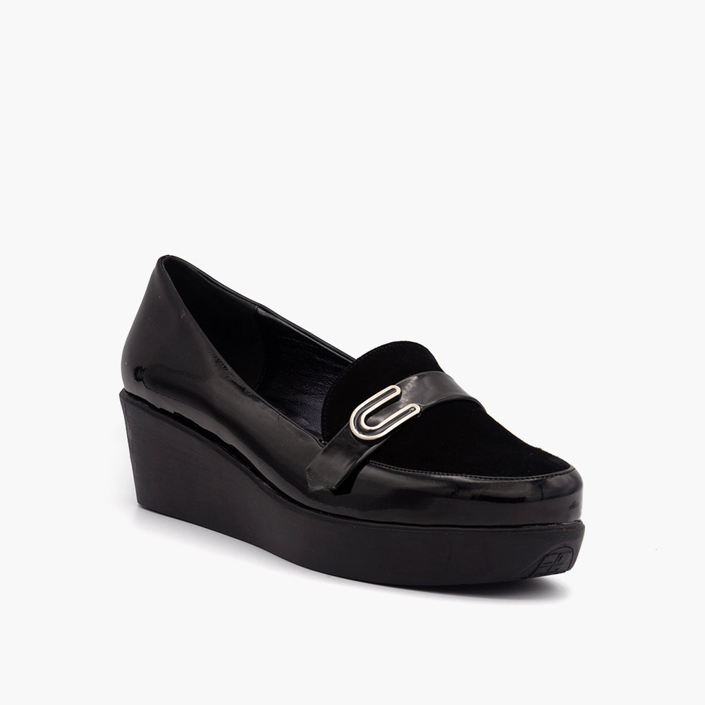 325 Chaussure Cuir Noir