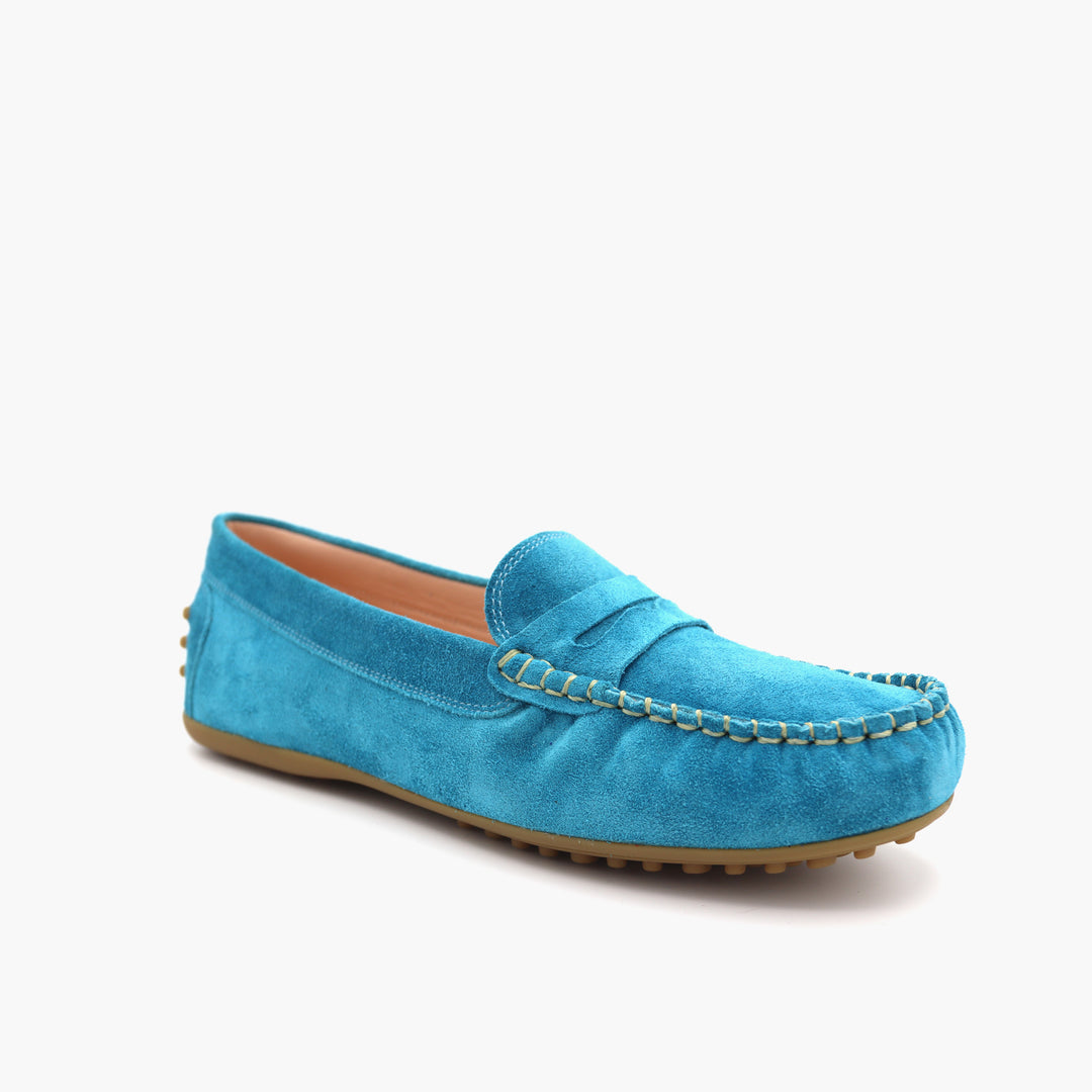 M03 Mocassin Bleu Clair &