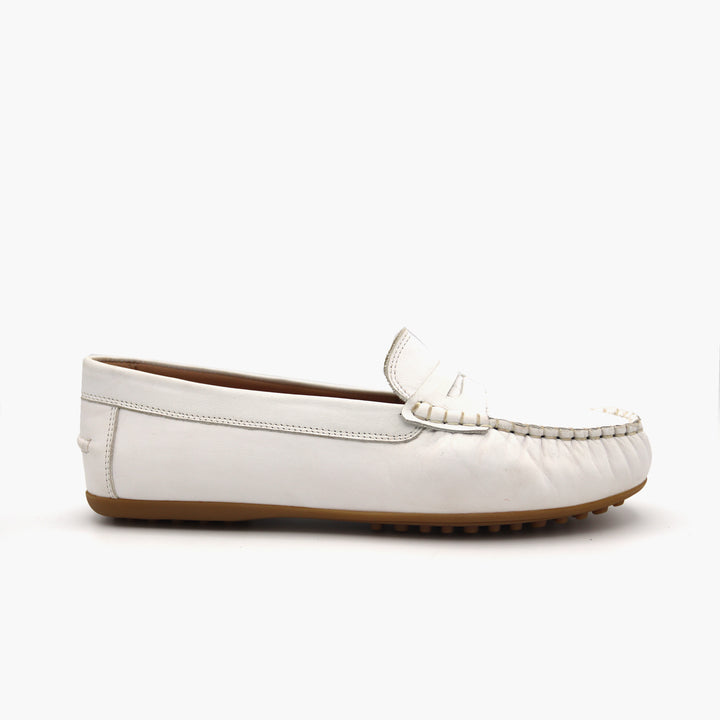 M03 Mocassin Blanc