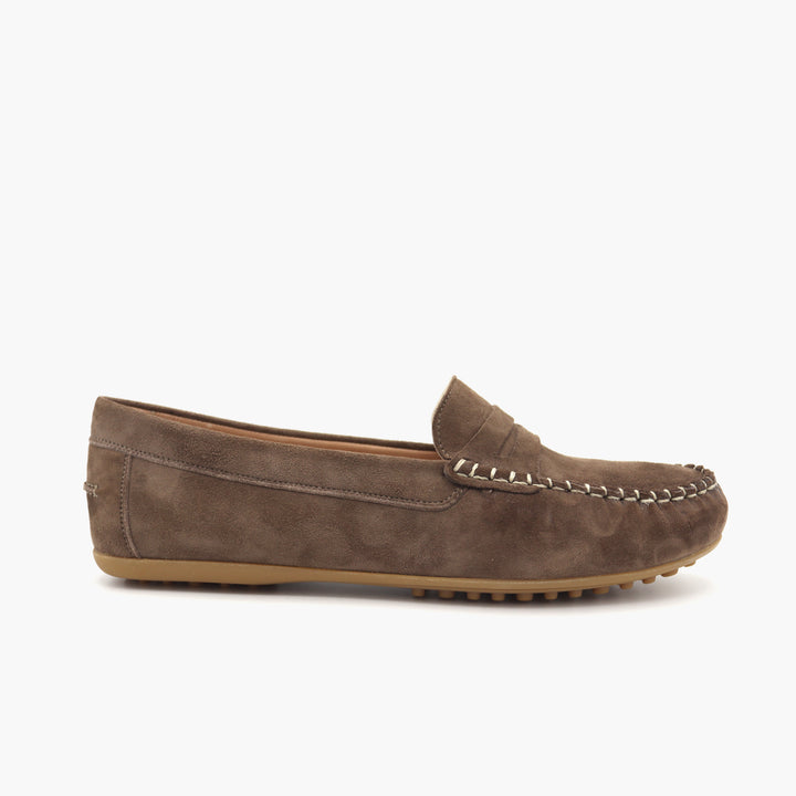 M03 Mocassin Daim Marron