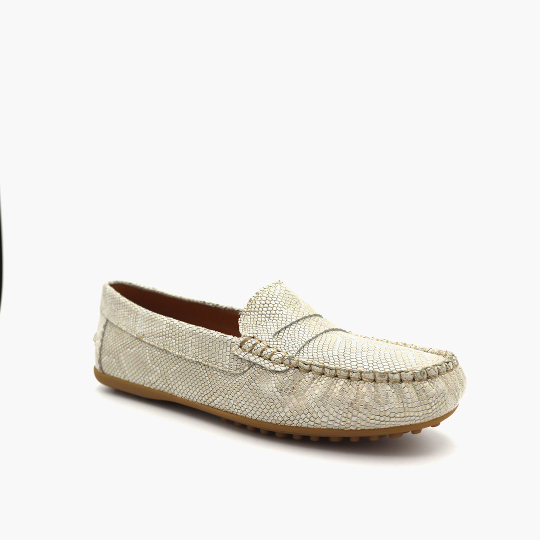 M03 Mocassin Beige clair