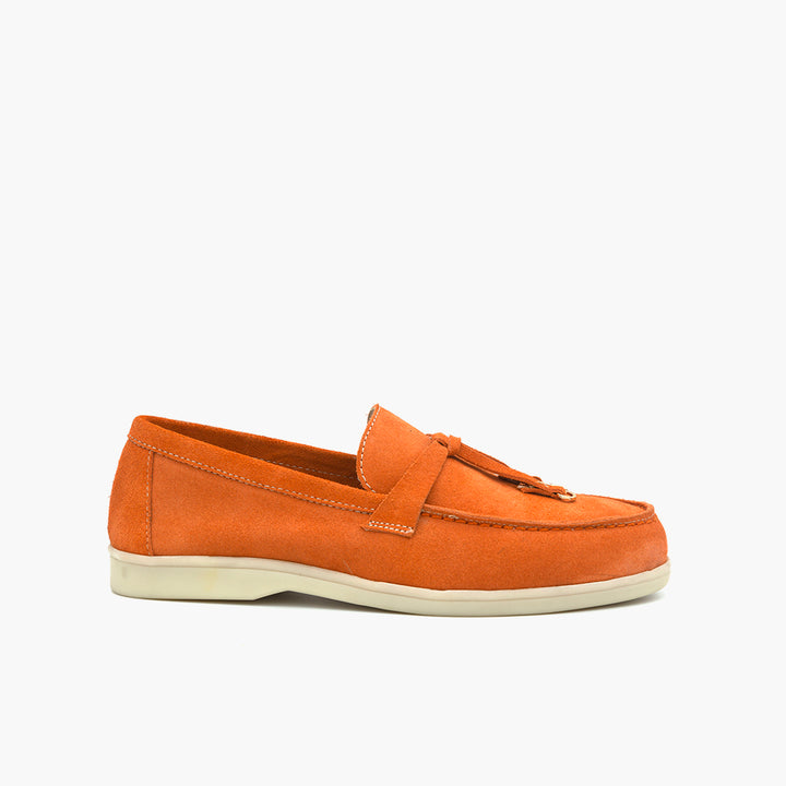 R133 Mocassin Daim Corail